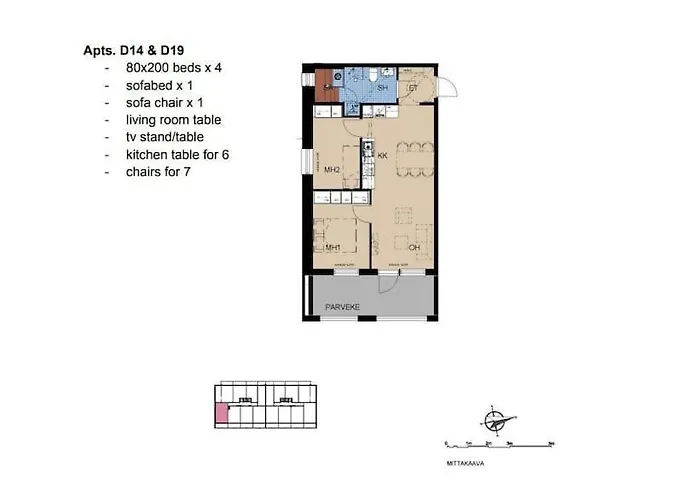 Διαμέρισμα Brand New 2bdr With Private Sauna D14